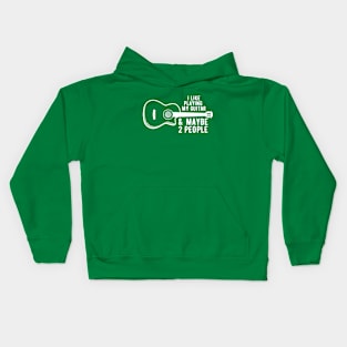 Introverted Guitarist Kids Hoodie